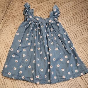2T Sunflower denim dress Tucker+Tate